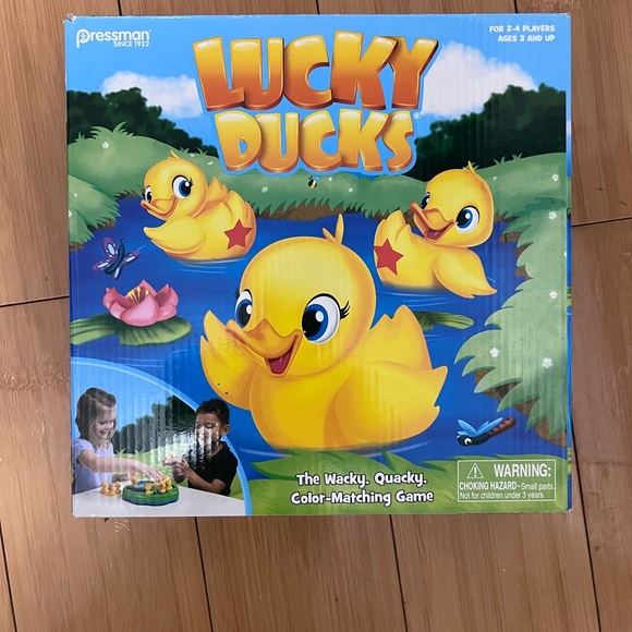 Lucky Ducks Color-Matching Game - Yellow - Picture 1 of 1